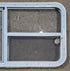 Used White Radius Emergency Opening Window : 47 1/2" W x 21 1/4" H x 2" D - Young Farts RV Parts