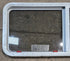 Used White Radius Emergency Opening Window : 47 1/4" W x 21 1/4" H x 1 7/8" D - Young Farts RV Parts