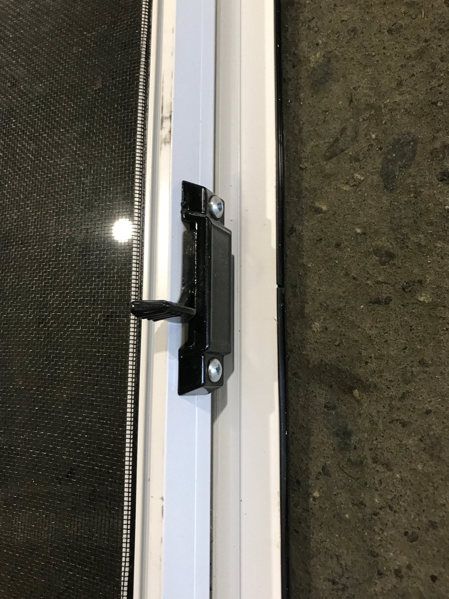 Used White Radius Emergency Opening Window : 54 1/4" W x 21 3/4" H x 2" D - Young Farts RV Parts