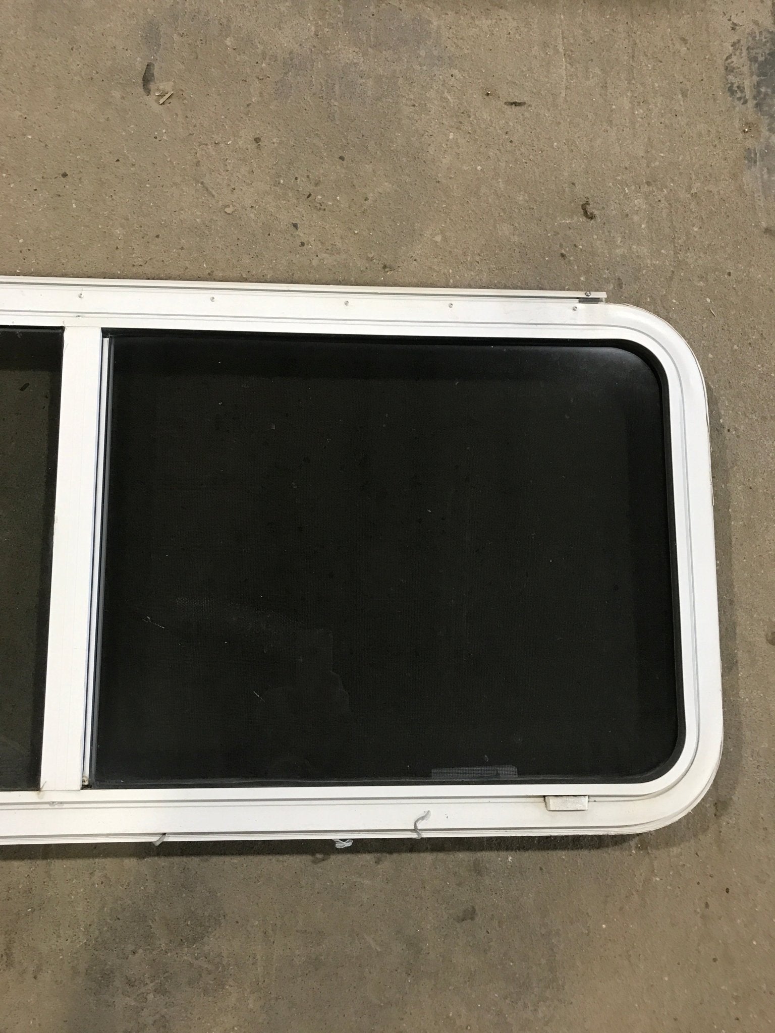 Used White Radius Emergency Opening Window : 54 1/4