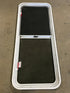 Used White Radius Emergency Opening Window : 54 1/4" W x 21 3/4" H x 2" D - Young Farts RV Parts