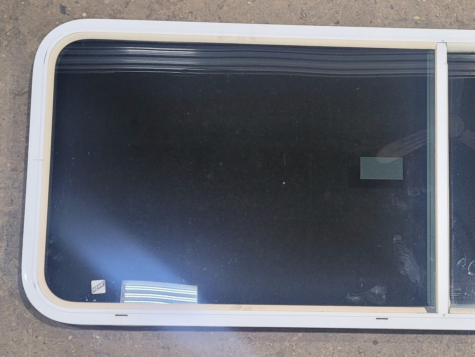 Used White Radius Emergency Opening Window : 59 1/2