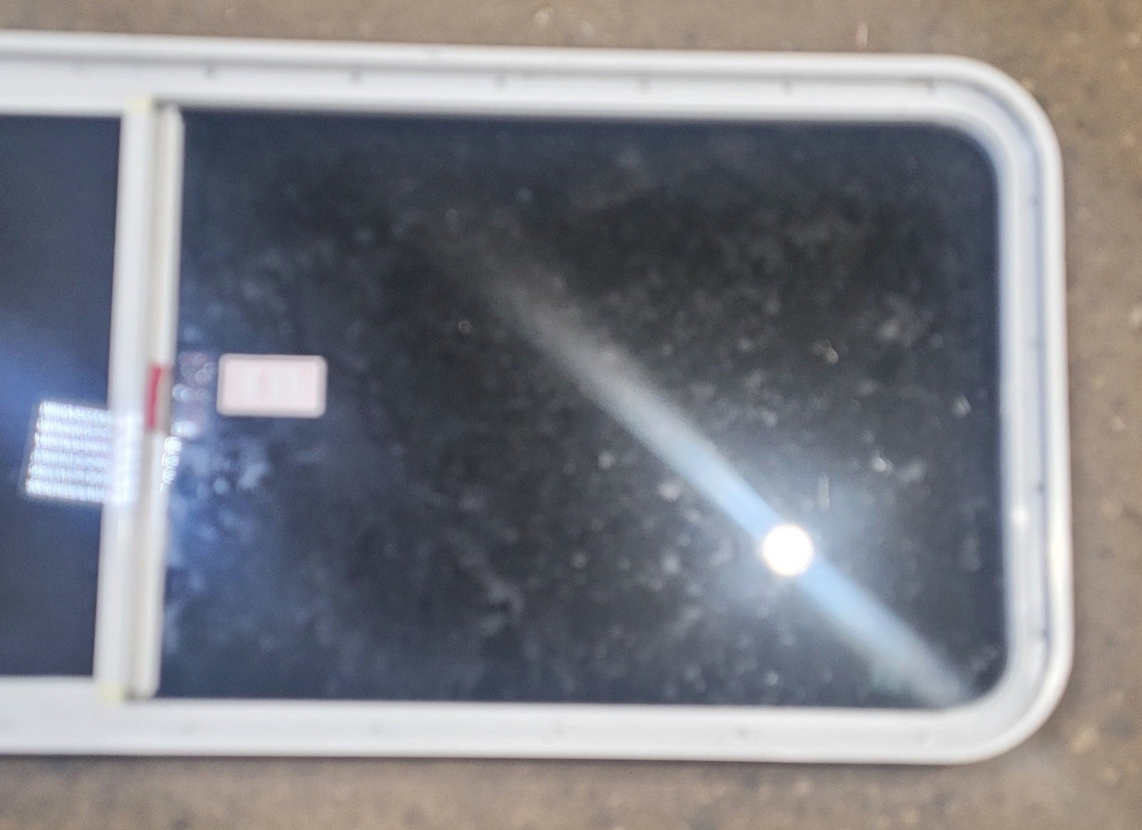 Used White Radius Emergency Opening Window : 59 1/2
