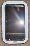 Used White Radius Non Opening Window : 13 1/2