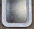 Used White Radius Non Opening Window : 13 1/2" W x 23 1/2" H x 1 7/8" D - Young Farts RV Parts