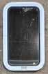 Used White Radius Non Opening Window : 13 1/2" W x 23 1/2" H x 1 7/8" D - Young Farts RV Parts