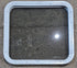 Used White Radius Non Opening Window : 23 1/2" W x 21 1/4" H x 1 7/8" D - Young Farts RV Parts