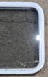 Used White Radius Non Opening Window : 23 1/2" W x 21 1/4" H x 1 7/8" D - Young Farts RV Parts