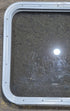 Used White Radius Non Opening Window : 23 1/2" W x 21 1/4" H x 1 7/8" D - Young Farts RV Parts