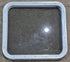 Used White Radius Non Opening Window : 23 1/2" W x 21 1/4" H x 1 7/8" D - Young Farts RV Parts