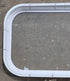 Used White Radius Non Opening Window : 23 3/4" W x 13 3/4" H x 1 7/8" D - Young Farts RV Parts