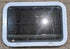Used White Radius Non Opening Window : 24" W x 16 1/2" H x 1 7/8" D - Young Farts RV Parts