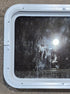 Used White Radius Non Opening Window : 24" W x 16 1/2" H x 1 7/8" D - Young Farts RV Parts