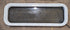 Used White Radius Non Opening Window : 35 1/2" W x 11 1/2" H x 1 7/8" D - Young Farts RV Parts