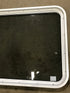 Used White Radius Non Opening Window : 35 3/4" W x 26 1/4" H x 1 7/8" D - Young Farts RV Parts