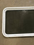 Used White Radius Non Opening Window : 47 3/4" W x 21 1/2" H x 2" D - Young Farts RV Parts