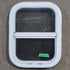 Used White Radius Opening Window - 13.25 X 17.5 X 1.875 - Young Farts RV Parts
