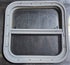 Used White Radius Opening Window : 17 1/2" W x 17 1/2" H x 1 1/8" D - Young Farts RV Parts