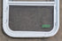 Used White Radius Opening Window : 17 1/2" W x 21 1/4" H x 1 7/8" D - Young Farts RV Parts