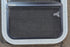 Used White Radius Opening Window : 17 1/4" W x 21 1/4" H x 1 3/4" D - Young Farts RV Parts