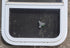 Used White Radius Opening Window : 17 1/4" W x 21 1/4" H x 1 3/4" D - Young Farts RV Parts