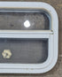 Used White Radius Opening Window : 23 1/2" W x 14 1/2" H x 1 7/8" D - Young Farts RV Parts