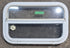 Used White Radius Opening Window : 23 1/2" W x 14 1/4" H x 1 7/8" D - Young Farts RV Parts