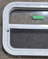 Used White Radius Opening Window : 23 1/2" W x 14 1/4" H x 1 7/8" D - Young Farts RV Parts