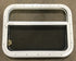 Used White Radius Opening Window : 23 1/2" W x 17 1/2" H x 1 1/2" D - Young Farts RV Parts