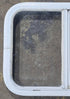 Used White Radius Opening Window : 23 1/2" W x 17 1/2" H x 1 7/8" D - Young Farts RV Parts