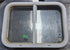 Used White Radius Opening Window : 23 1/2" W x 17 1/2" H x 1 7/8" D - Young Farts RV Parts