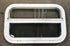 Used White Radius Opening Window : 23 1/4" W X 14 1/2" H X 1 1/2" D - Young Farts RV Parts