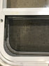 Used White Radius Opening Window : 23 1/4" W X 14 1/2" H X 1 1/2" D - Young Farts RV Parts