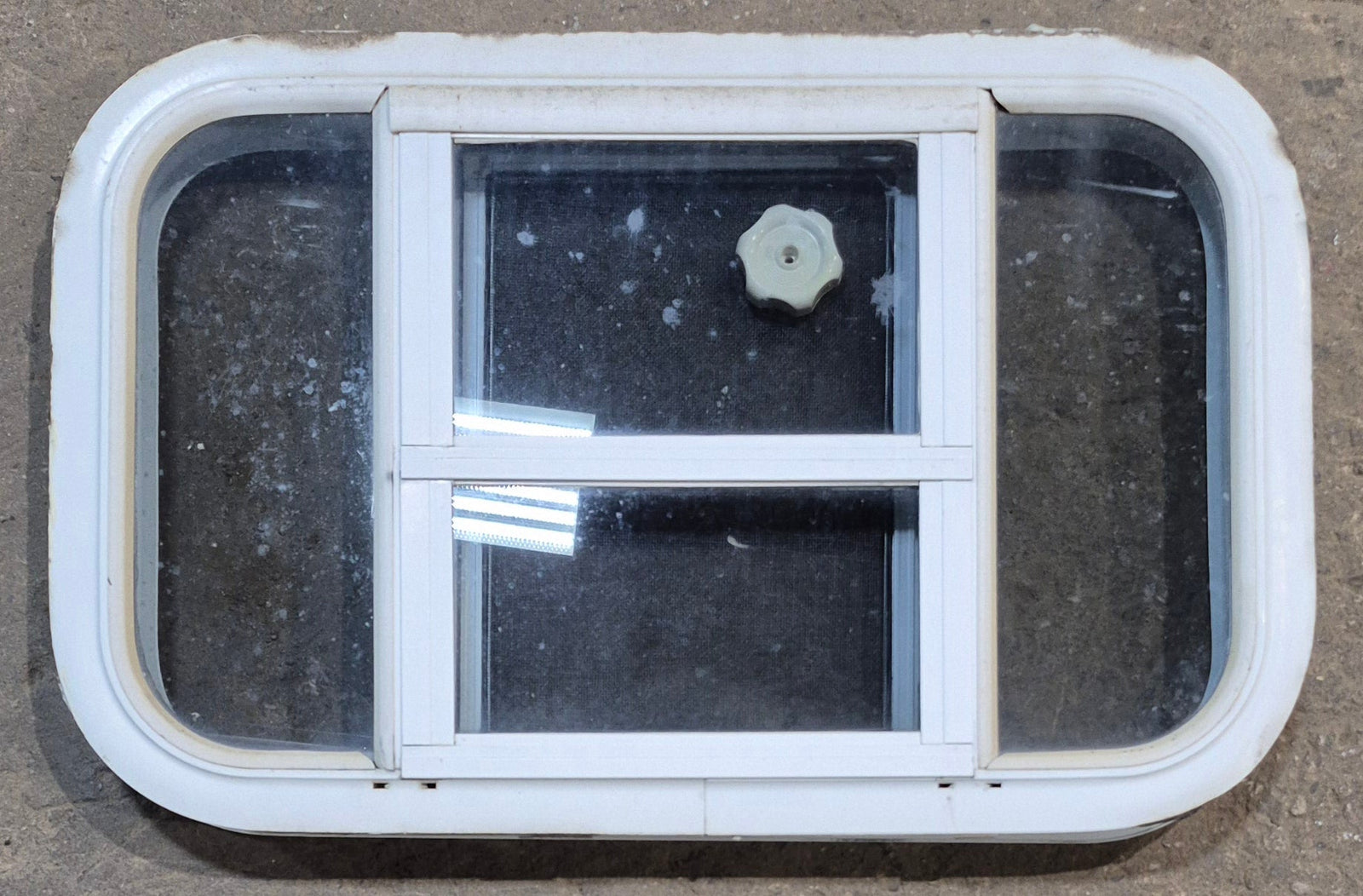 Used White Radius Opening Window : 23 1/4