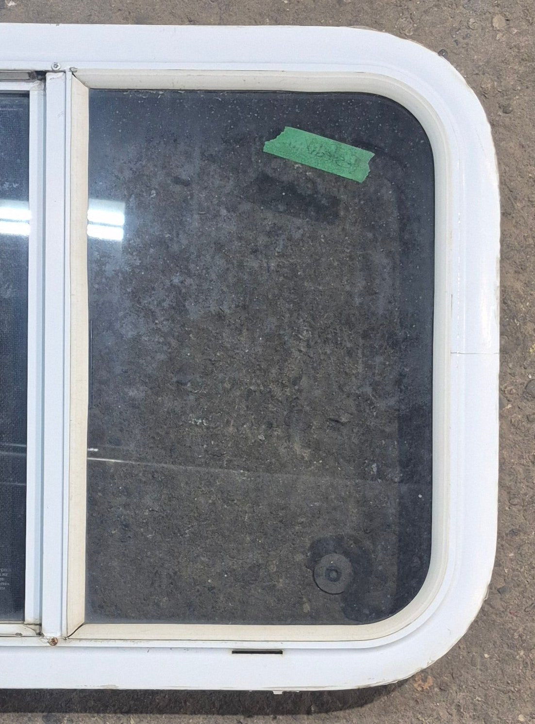 Used White Radius Opening Window : 23 1/4