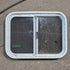 Used White Radius Opening Window - 23.25 X 17.25 X 1.75 - Young Farts RV Parts