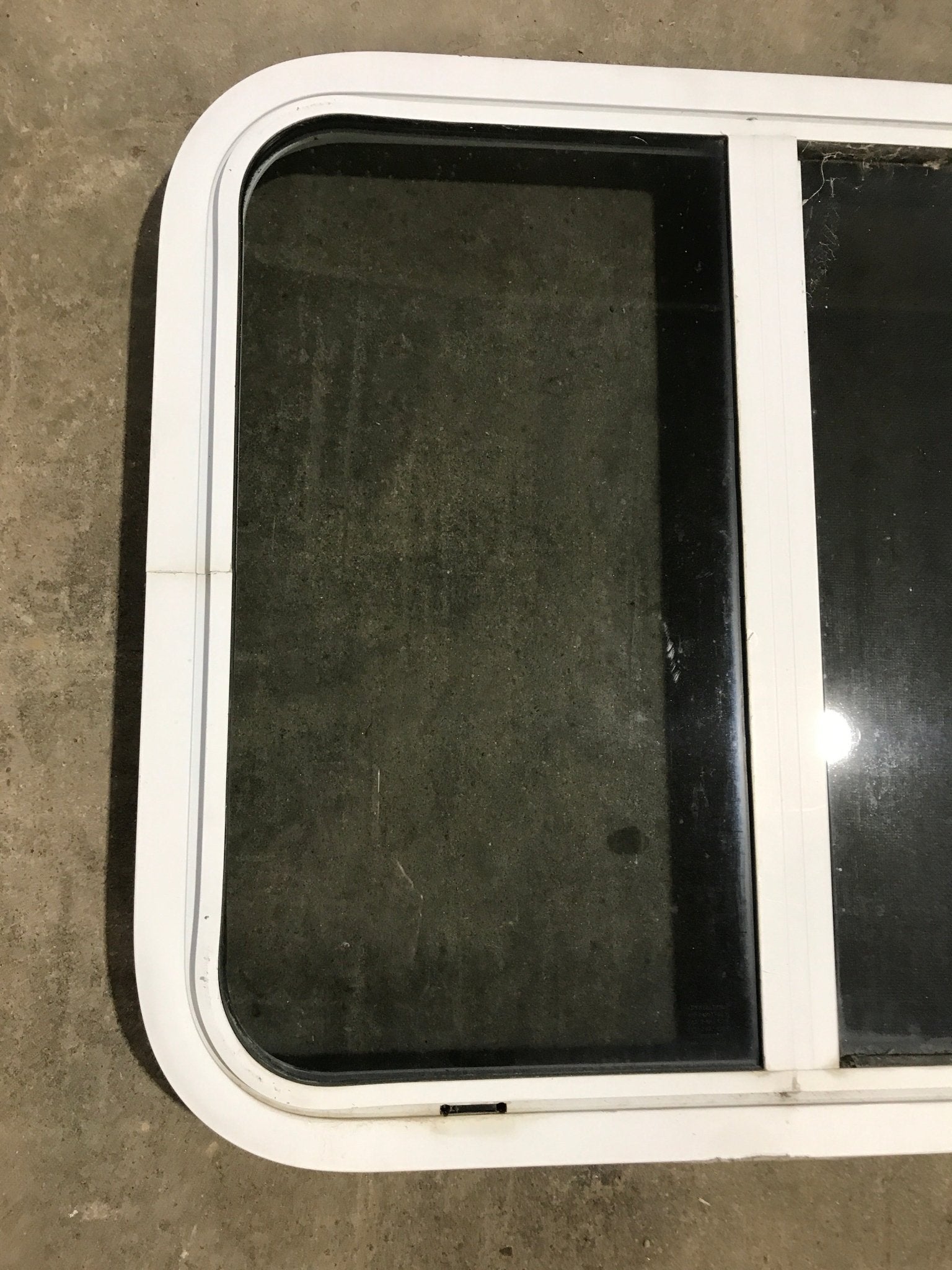 Used White Radius Opening Window : 24 1/2