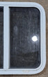 Used White Radius Opening Window : 24 1/4" W x 21 3/4" H x 1 7/8" D - Young Farts RV Parts