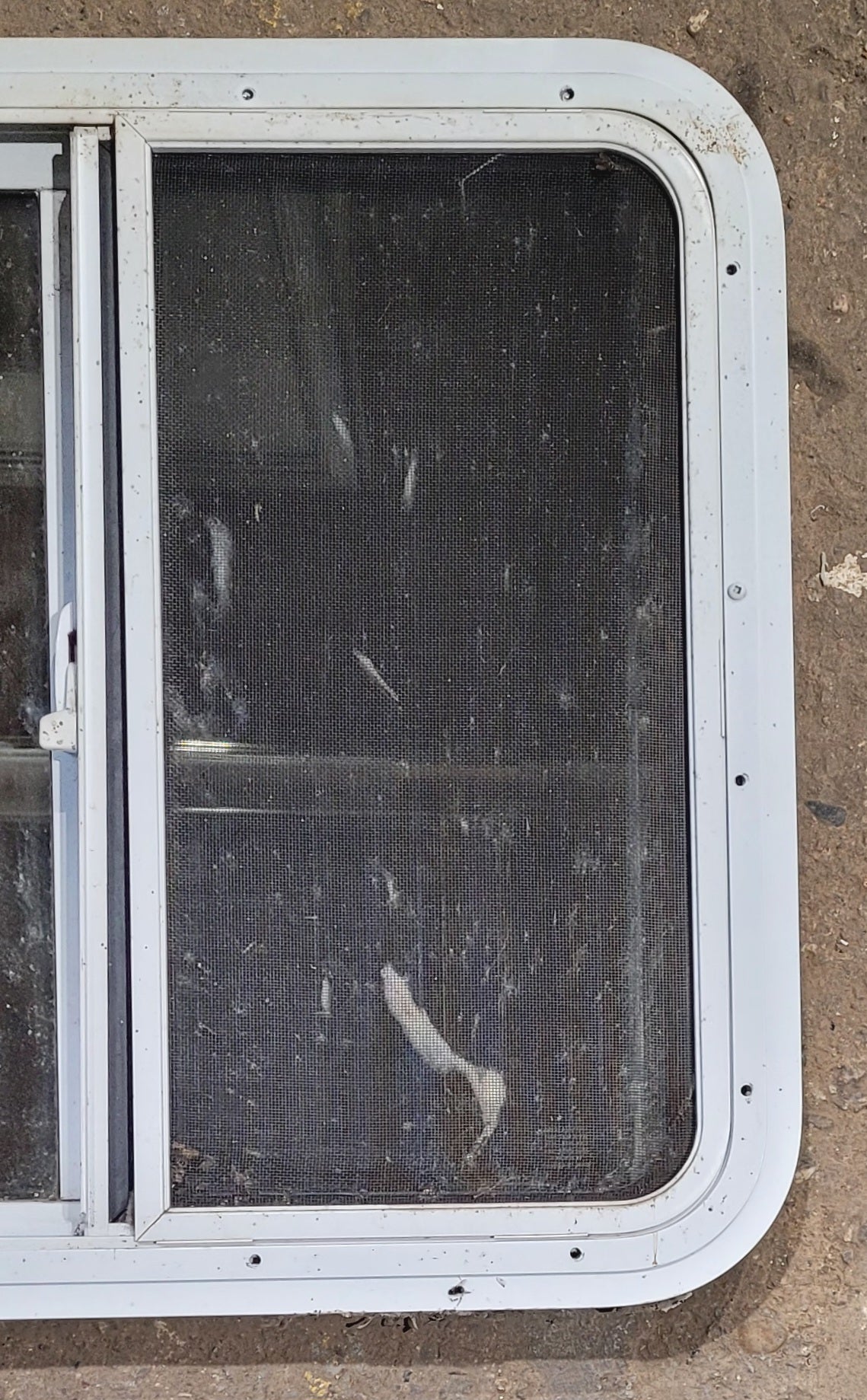 Used White Radius Opening Window : 24