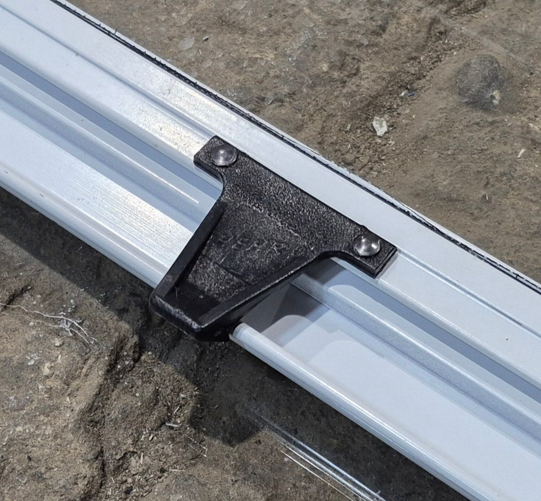 Used White Radius Opening Window : 25 1/2" W x 19 1/2" H x 1 1/4" D - Young Farts RV Parts