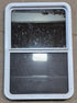 Used White Radius Opening Window : 26" W x 39 1/2" H x 1 7/8" D - Young Farts RV Parts
