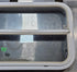 Used White Radius Opening Window : 29 1/2" W x 17 1/2" H x 1 7/8" D - Young Farts RV Parts