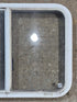 Used White Radius Opening Window : 29 1/2" W x 21 1/2" H x 2" D - Young Farts RV Parts