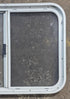 Used White Radius Opening Window : 29 1/2" W x 21 1/4" H x 1 3/4" D - Young Farts RV Parts