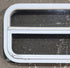 Used White Radius Opening Window : 29 1/4" W x 14 1/4" H x 1 3/4" D - Young Farts RV Parts
