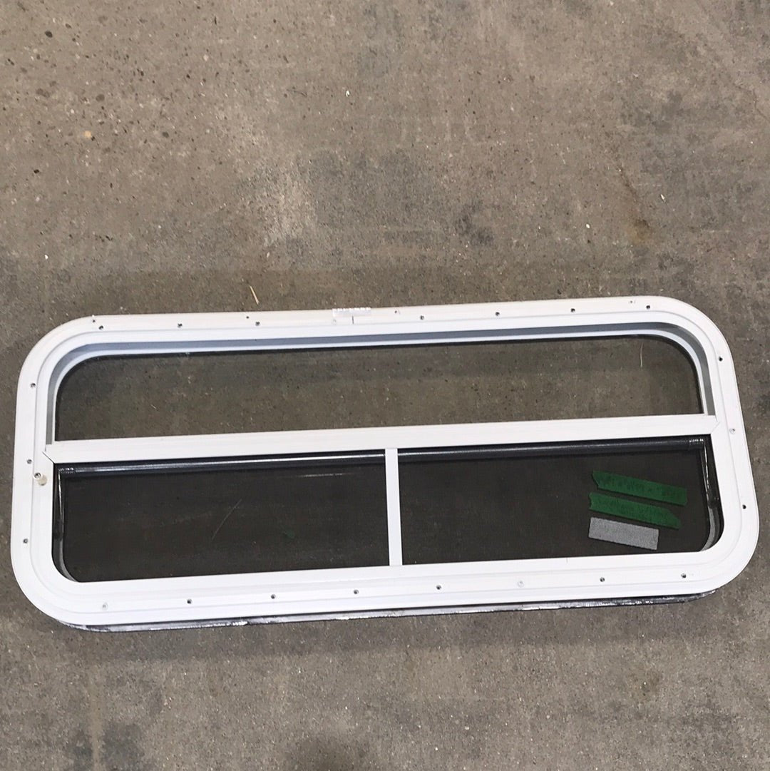 Used White Radius Opening Window : 35 1/2