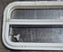 Used White Radius Opening Window : 35 1/2" W x 14 1/4" H x 1 1/4" D - Young Farts RV Parts