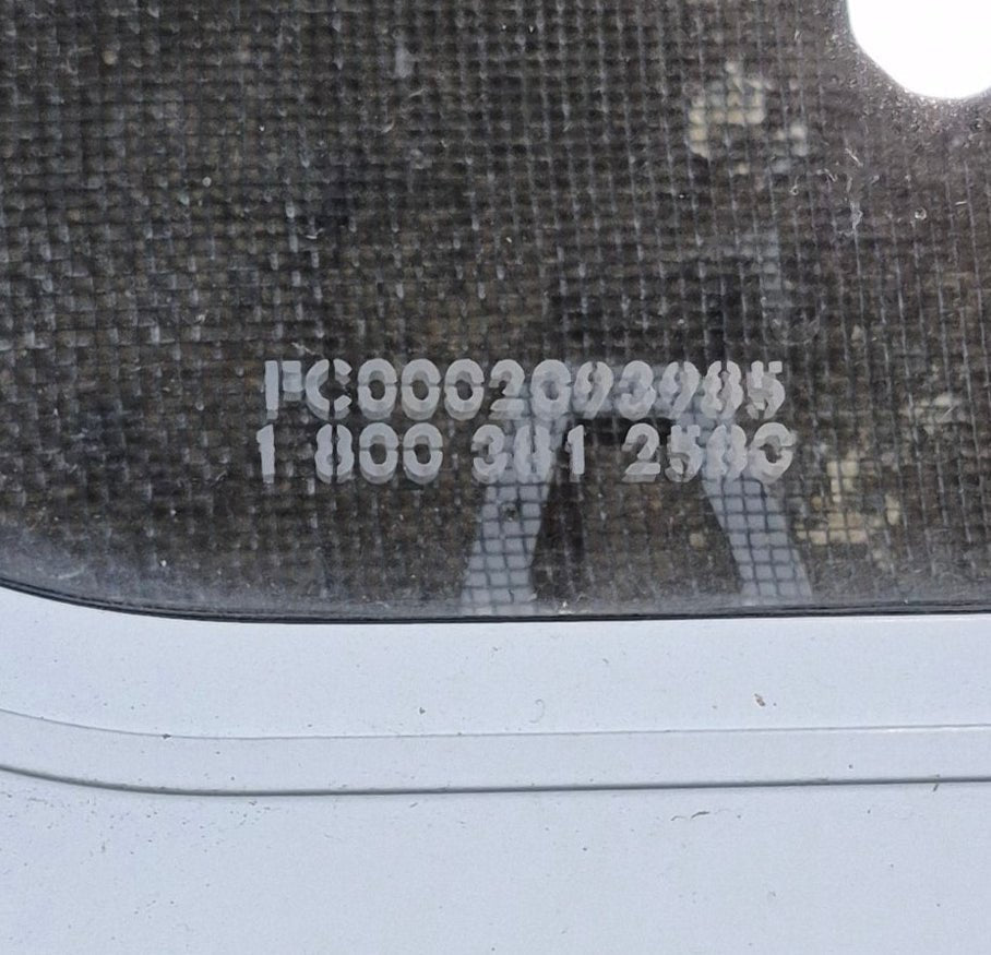 Used White Radius Opening Window : 35 1/2