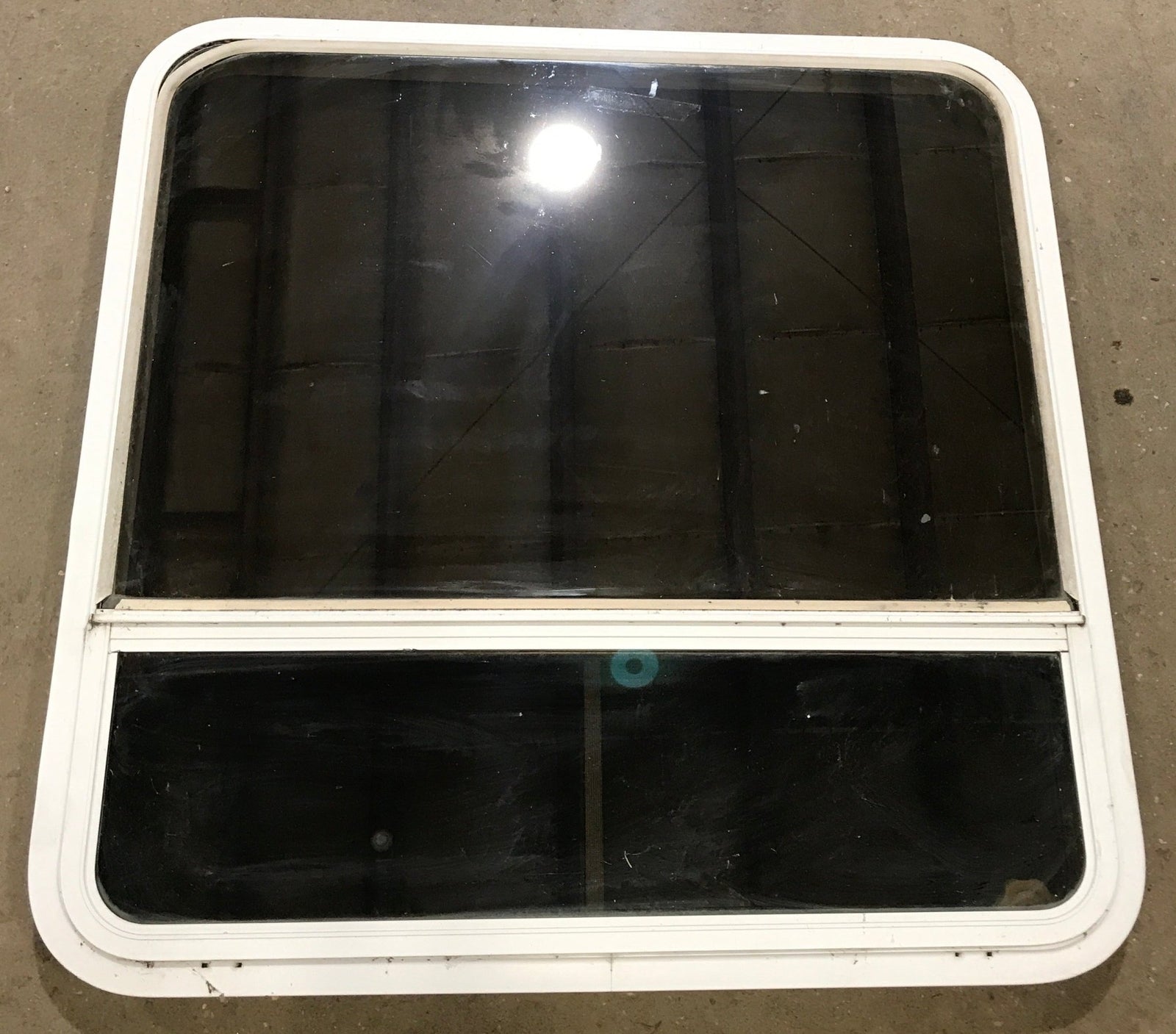 Used White Radius Opening Window : 35 1/2