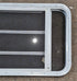 Used White Radius Opening Window : 35 1/4" W x 21 1/4" H x 1 7/8" D - Young Farts RV Parts
